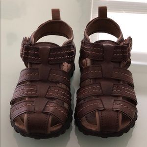 Toddler boy saddle shoes